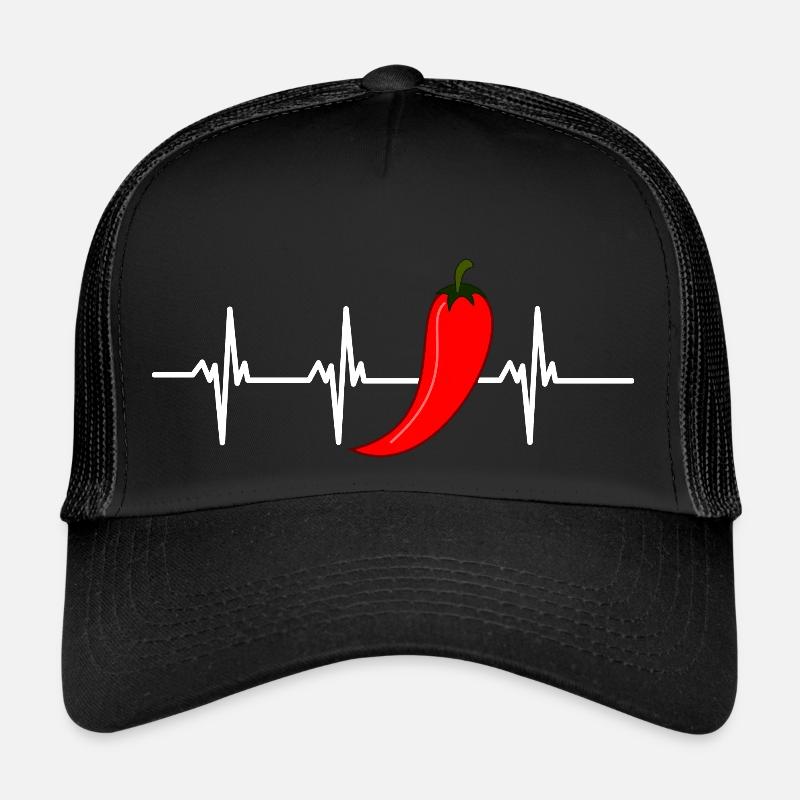 battement de cœur piment Casquette trucker 