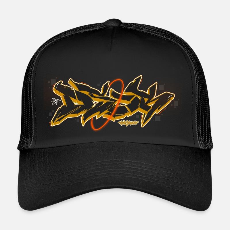 Graffiti Styler - Casquette trucker  - noir/noir