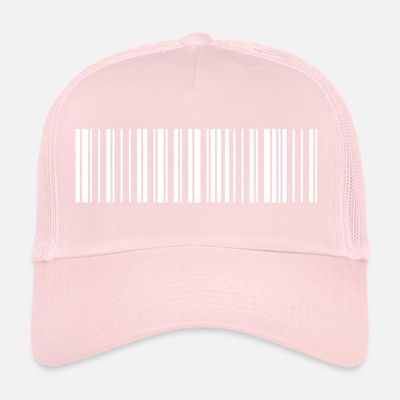 QR-Code weiß Trucker Cap
