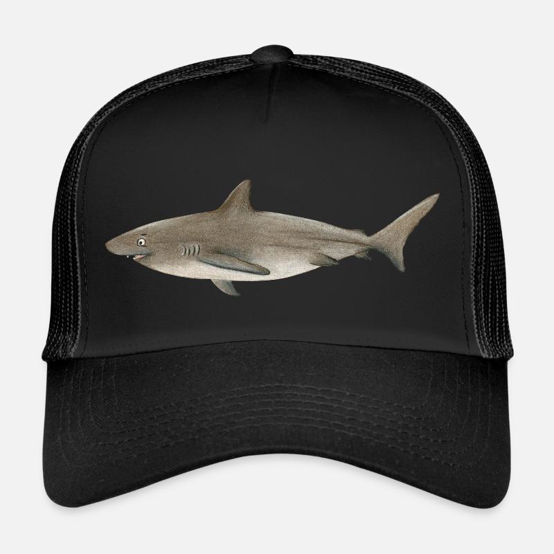 Bronzehai - Trucker Cap - Schwarz/Schwarz