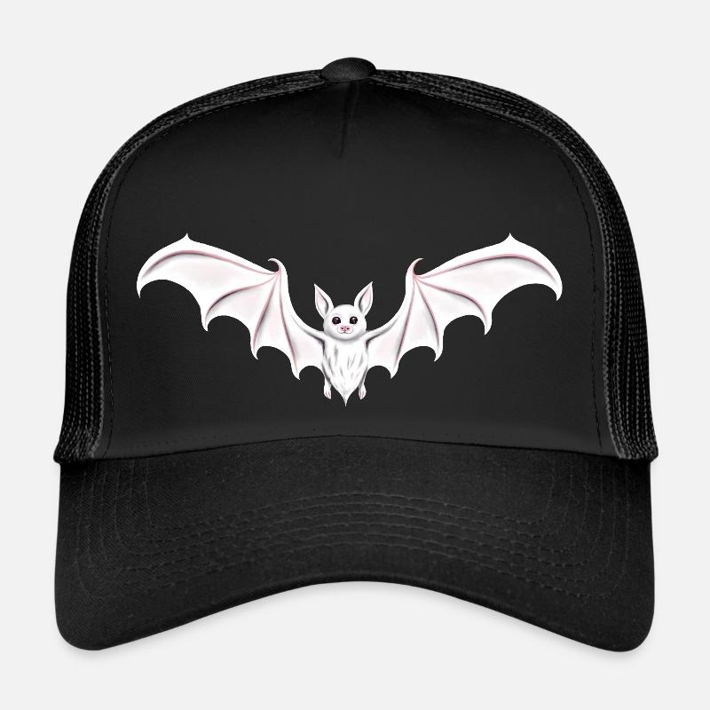Fledermaus chauve-souris blanche goth Casquette trucker 