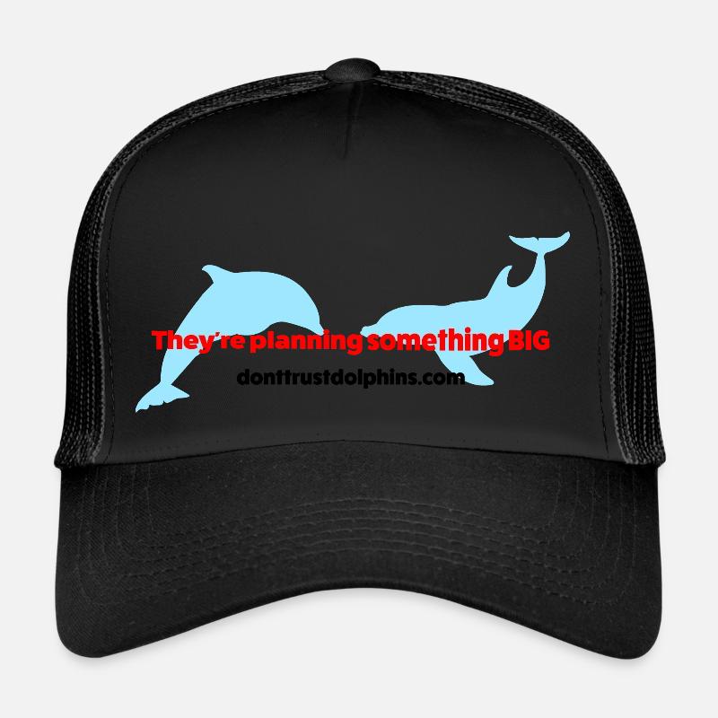 Dolphin Conspiracy Theory - Trucker Cap - black/black