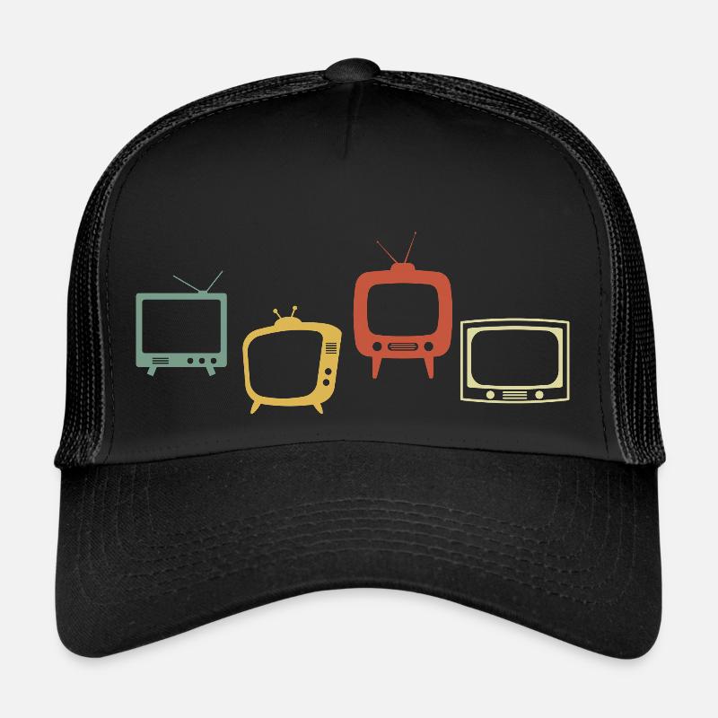 télévision rétro vintage Casquette trucker 