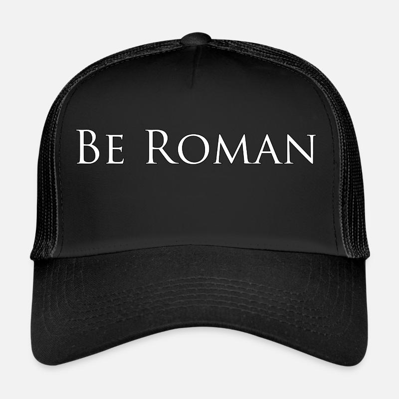 Be Roman - Trucker Cap - black/black