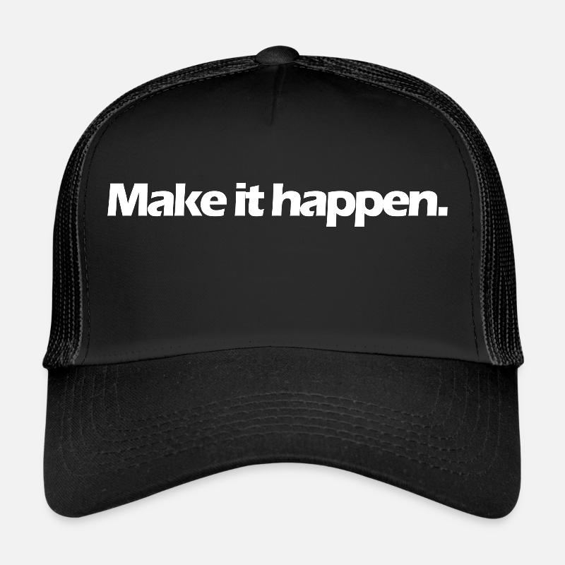 Spruch weiss Casquette trucker 