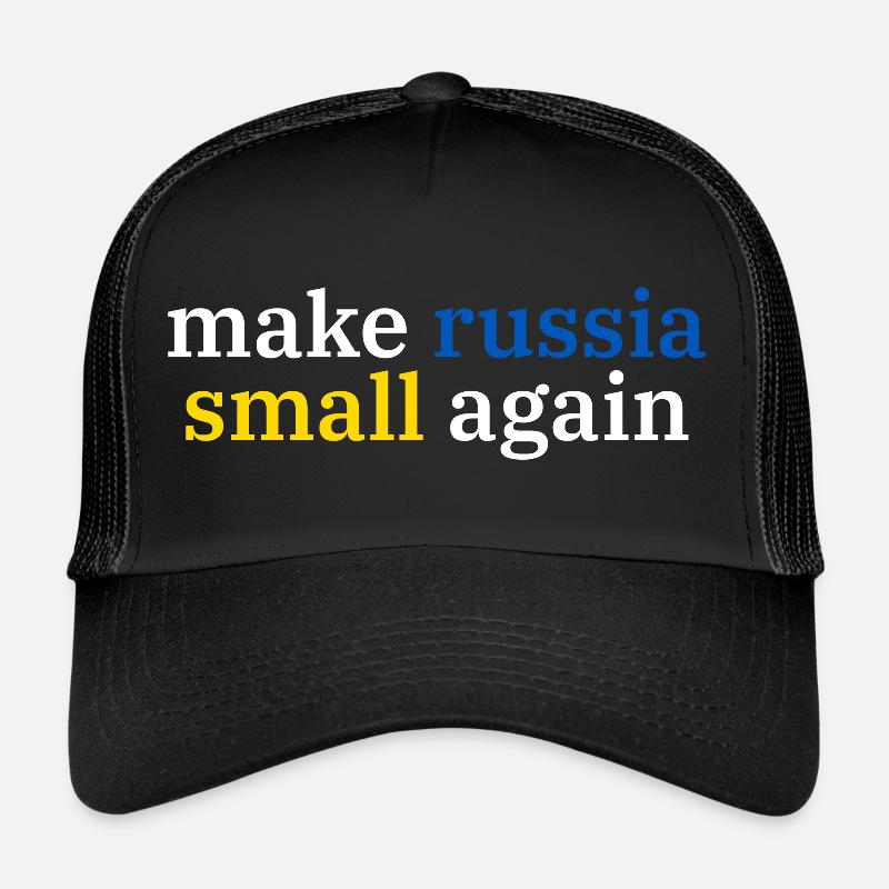 make russia small again Trucker Cap