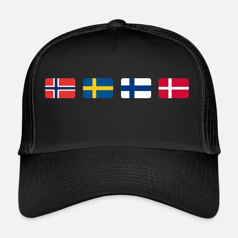 SCANDINAVIAN FLAGS Trucker Cap