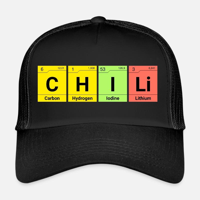 Chili chemistry elements Trucker Cap