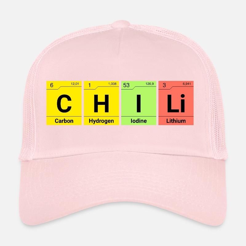 Chili Chemie Elemente Trucker Cap
