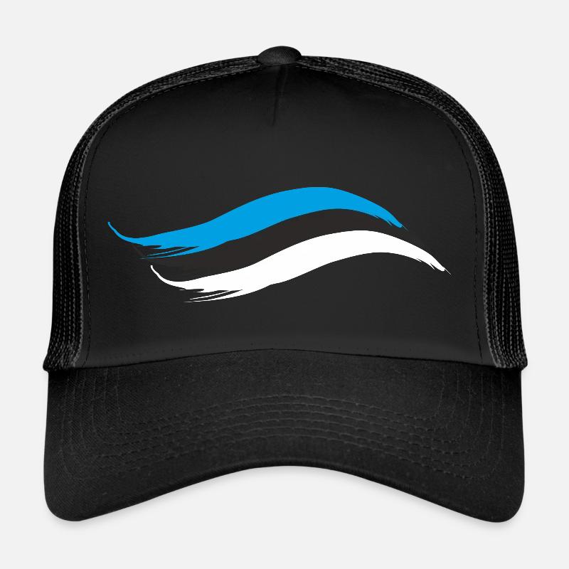 DRAPEAU NATIONAL DES ESTLANDS Casquette trucker 
