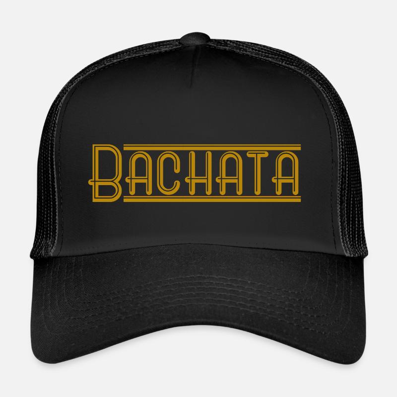 bachata - Casquette trucker  - noir/noir