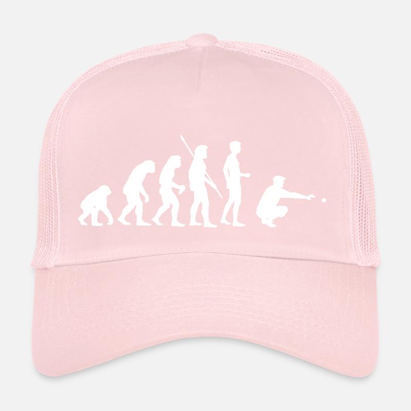 Boule Petanque: Evolution of Boules Player - Cadeau Casquette trucker 