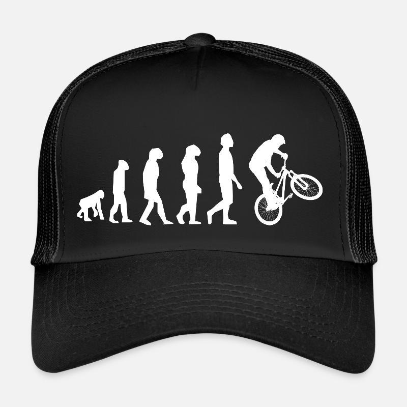 BMX EVOLUTION - Trucker Cap - Schwarz/Schwarz