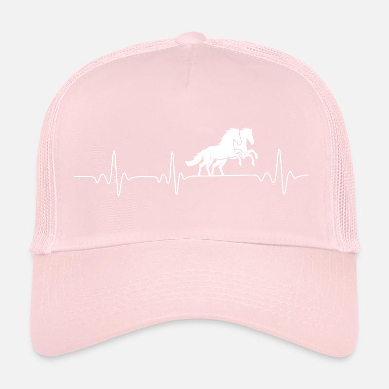 Herzfrequenz Pferde Horses Trucker Cap