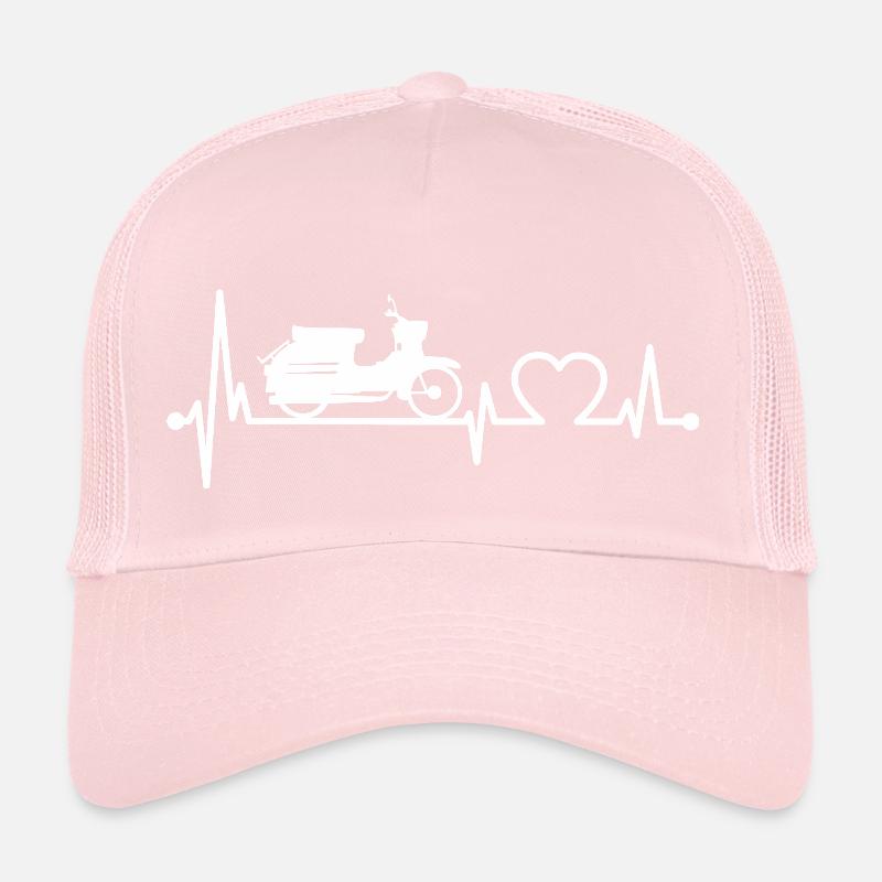 Simson Schwalbe Heartbeat -white- Trucker Cap