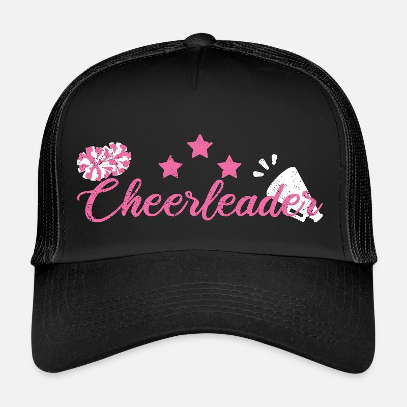 Cheerleader - Trucker Cap - Schwarz/Schwarz