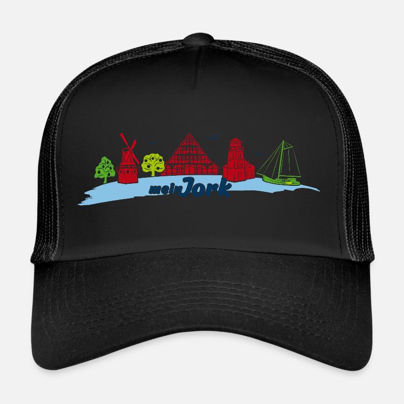 Mein Jork - Trucker Cap - Schwarz/Schwarz