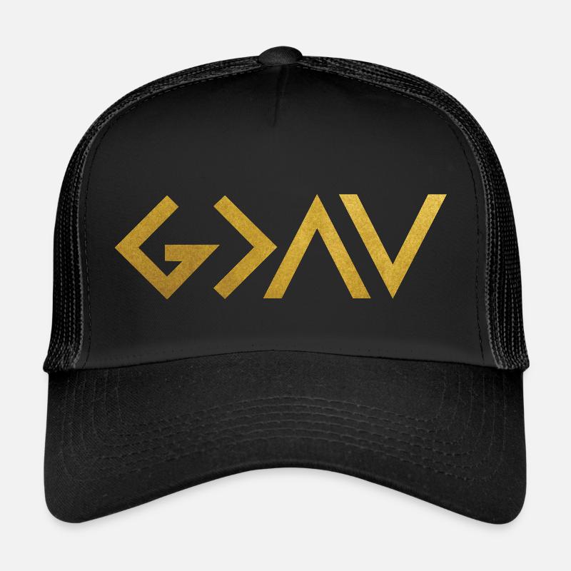 Dieu est plus grand que tes hauts et tes bas Casquette trucker 
