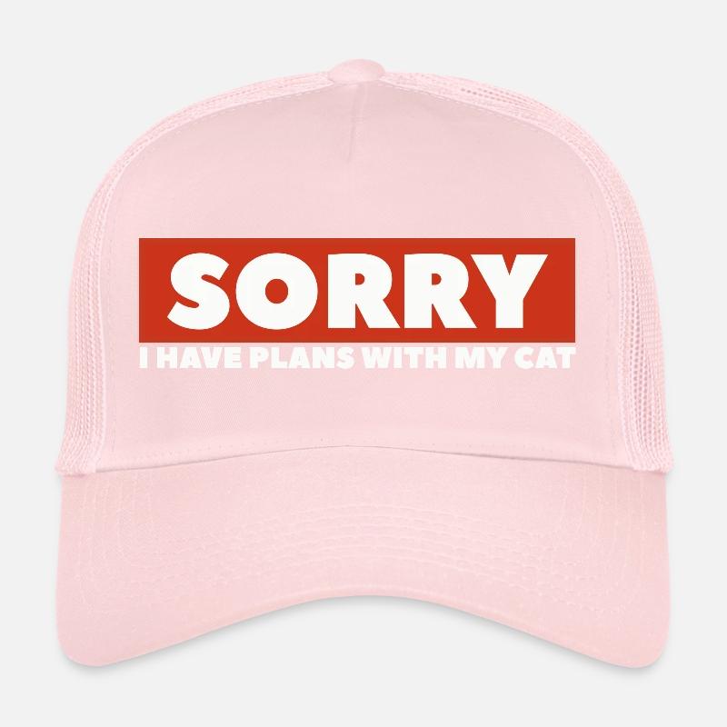 Chat/ Chat / Drôle de parole de chat Casquette trucker 