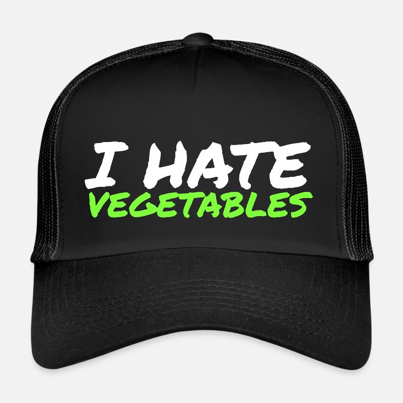 fleischfresser - Trucker Cap - Schwarz/Schwarz