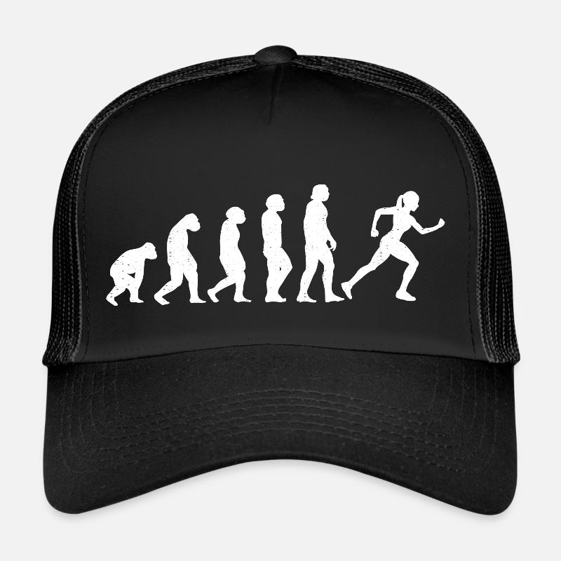 Evolution Running Coureurs Développement endurance - Casquette trucker - noir/noir