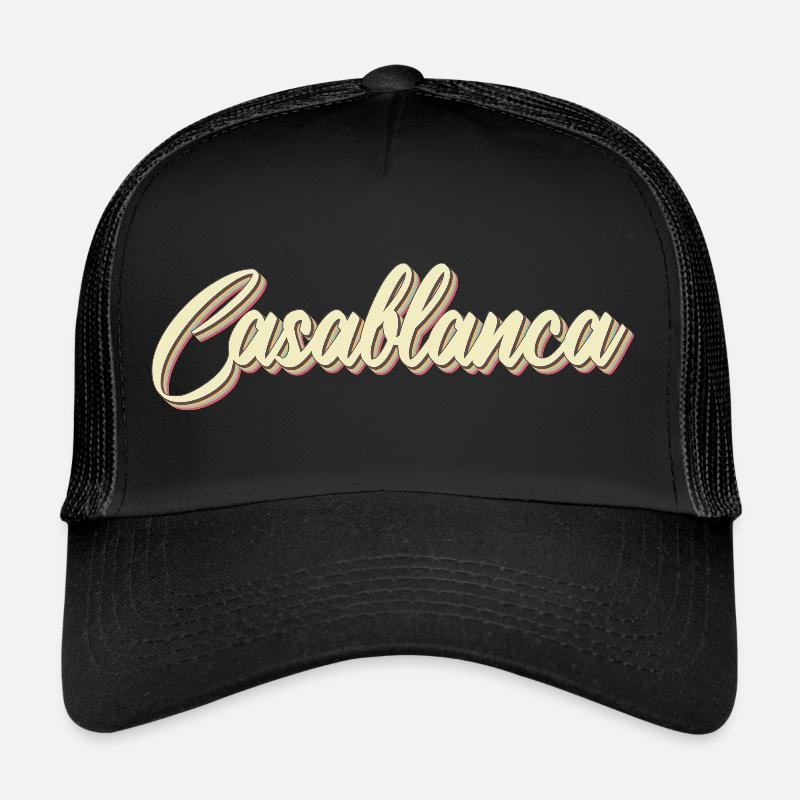 casablanca - Trucker Cap - Schwarz/Schwarz