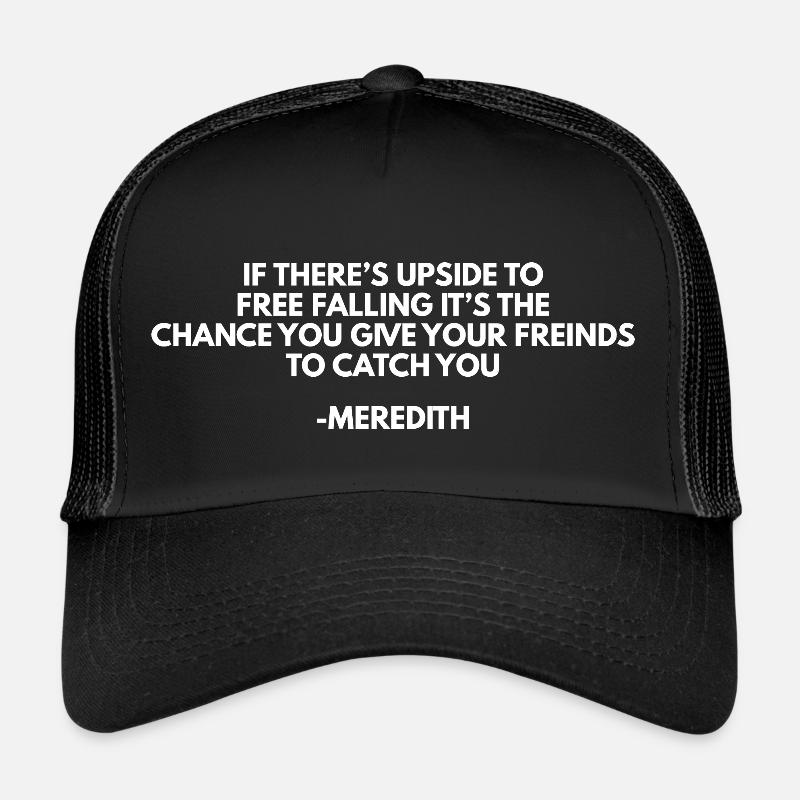 greysanatomy meredith citation Casquette trucker 