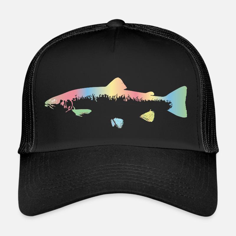 Rainbow trout Trucker Cap