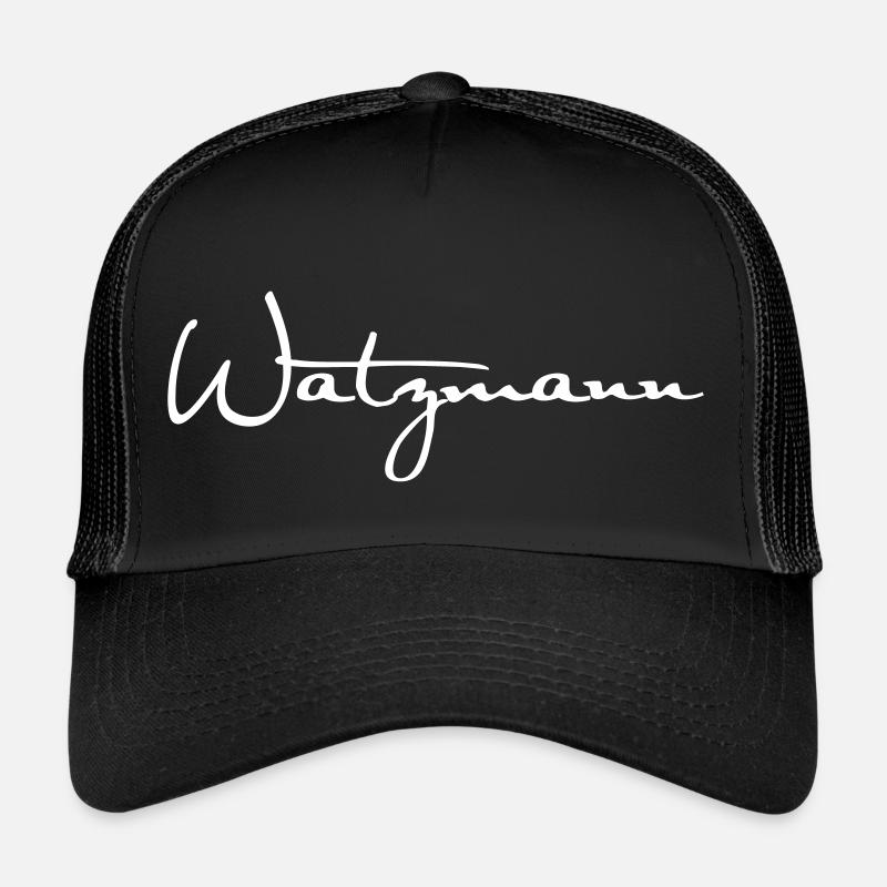 Lettrage Watzmann blanc - couleur librement sélectionnable Casquette trucker 