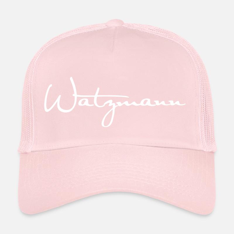 Lettrage Watzmann blanc - couleur librement sélectionnable Casquette trucker 