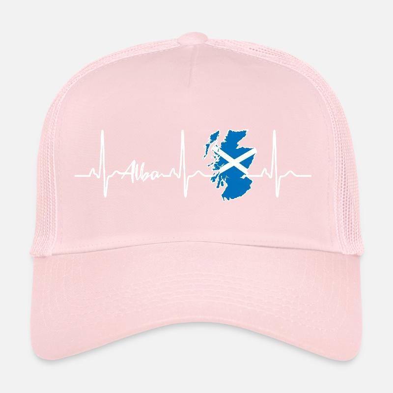Ecosse Alba Écossaise Battement de coeur Casquette trucker 