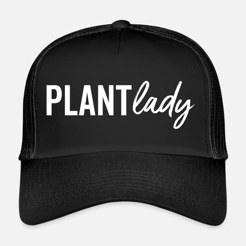 Plant Lady - Trucker Cap - Schwarz/Schwarz