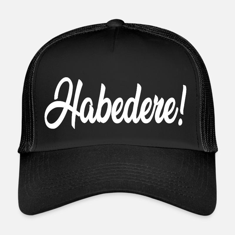 Habedere - Trucker Cap - Schwarz/Schwarz