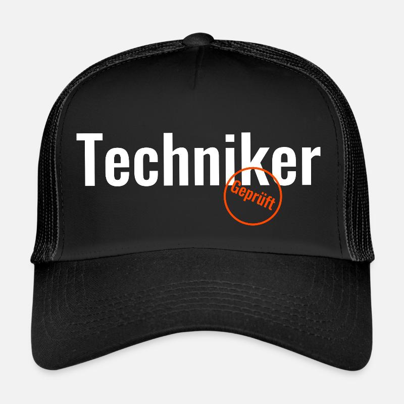Techniker geprüft Elektriker Informatik Schlosser Trucker Cap