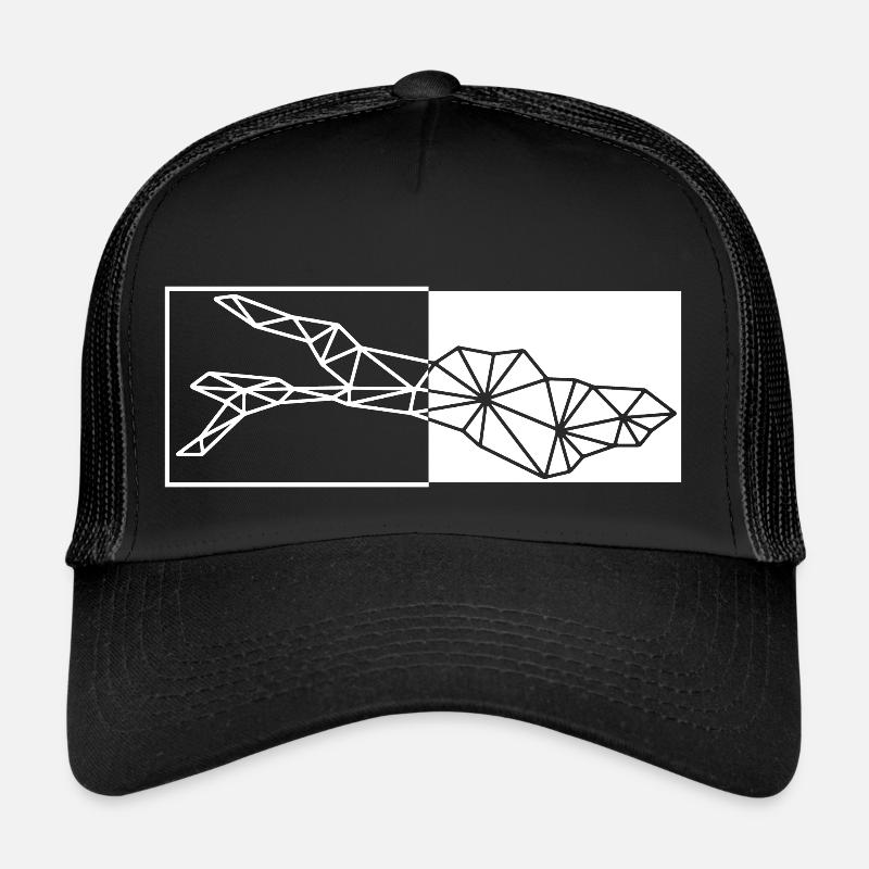 Bodensee | Polygon | Weiss Trucker Cap