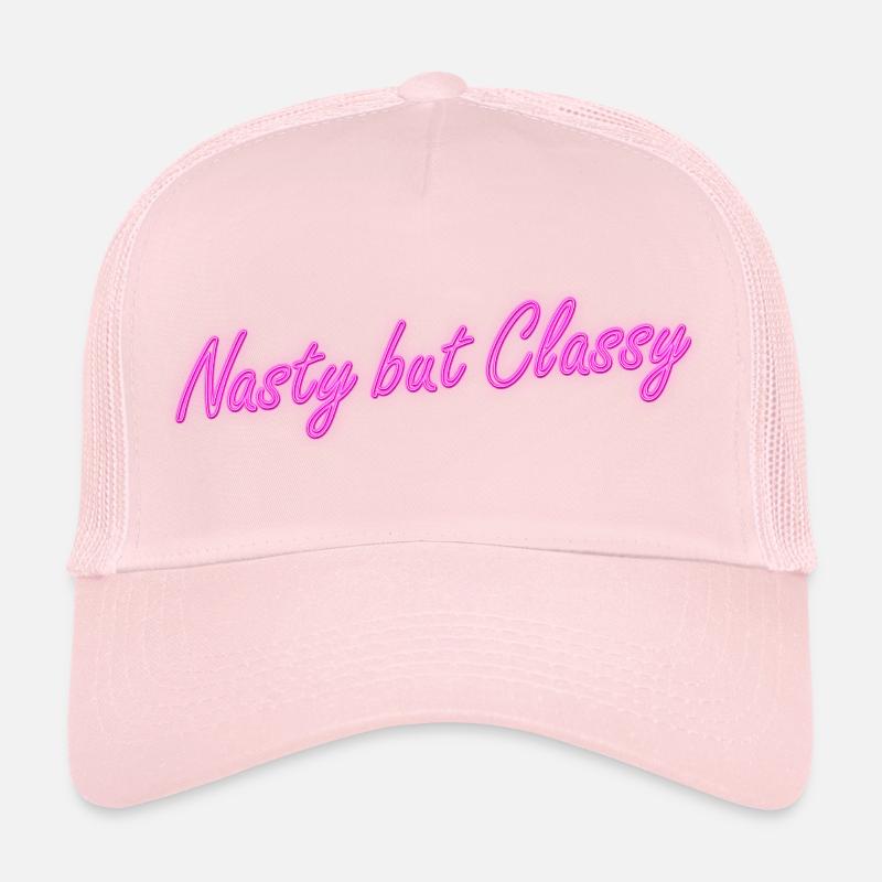 Neon Naughty by classy lettering Trucker Cap