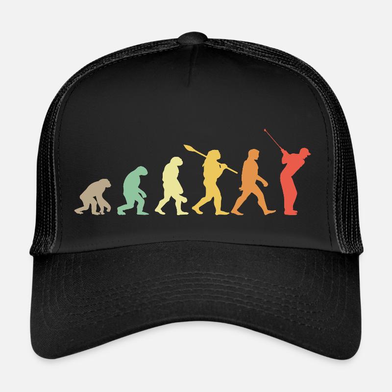 Golf Évolution Rétro Cadeau Pour Golfeurs Casquette trucker 