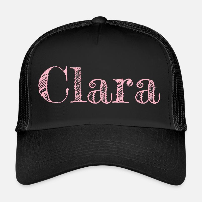 Clara - Trucker Cap - Schwarz/Schwarz