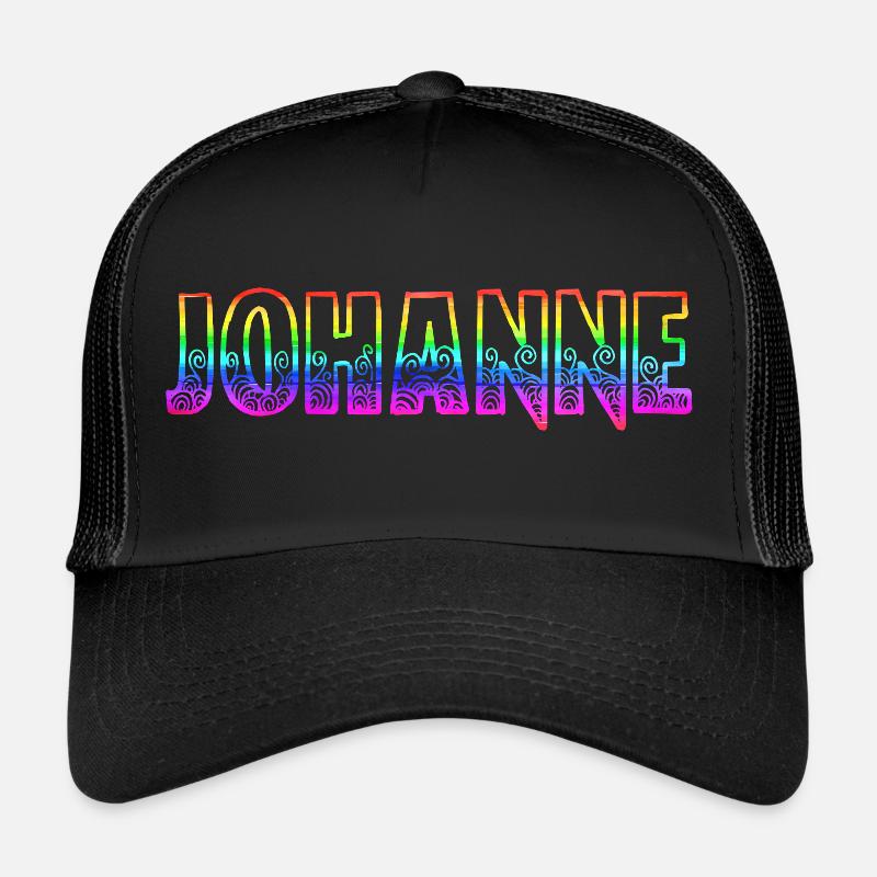 johanne rs rainbow Trucker Cap