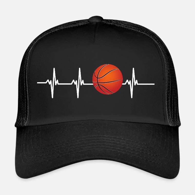Basketball Herzschlag Trucker Cap