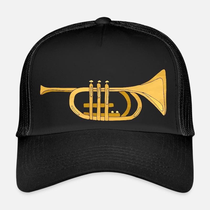 Musikinstrument - Trucker Cap - Schwarz/Schwarz
