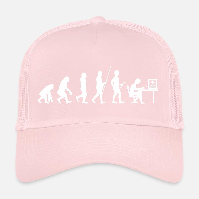 Evolution Imprimante 3D Imprimante Cadeau Chemise Casquette trucker 