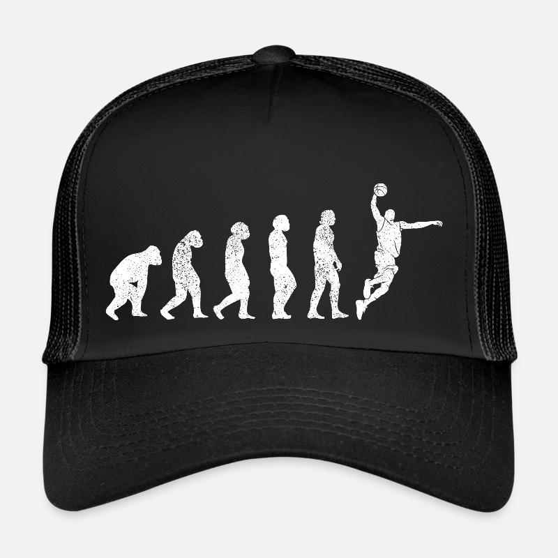 Basketball Evolution Équipe des amateurs de basketball Casquette trucker 