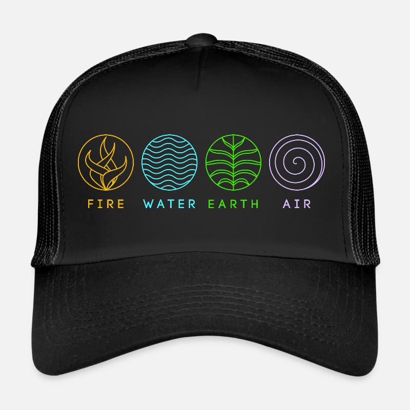 4 Éléments Casquette trucker 