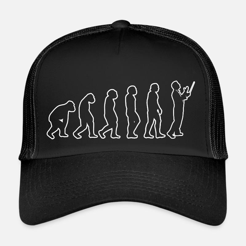 Dirigenten Musiker Band Musik Evolution Dirigent - Trucker Cap - Schwarz/Schwarz