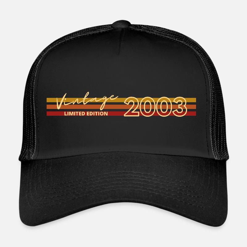 NÉ EN 2003 - Casquette trucker  - noir/noir