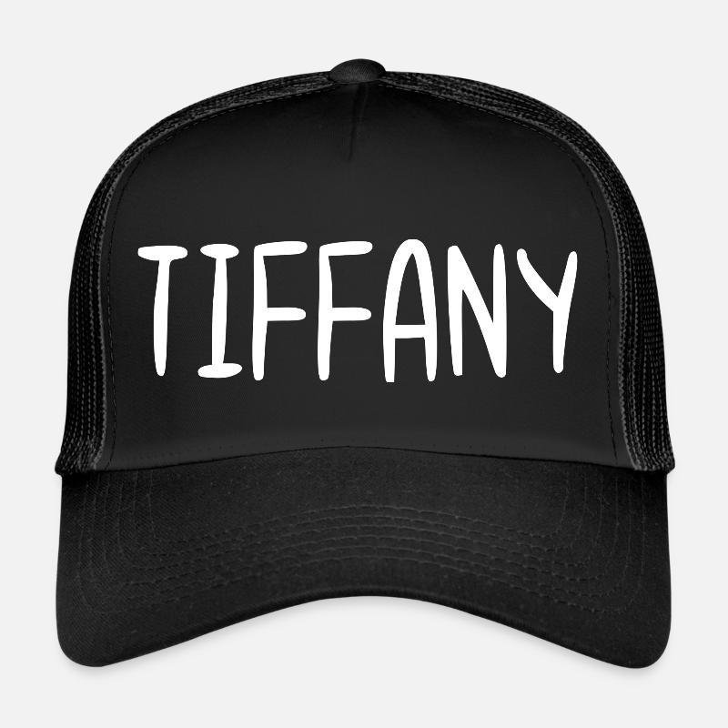 Tiffany Custom Name Font Text Birthday Trucker Cap