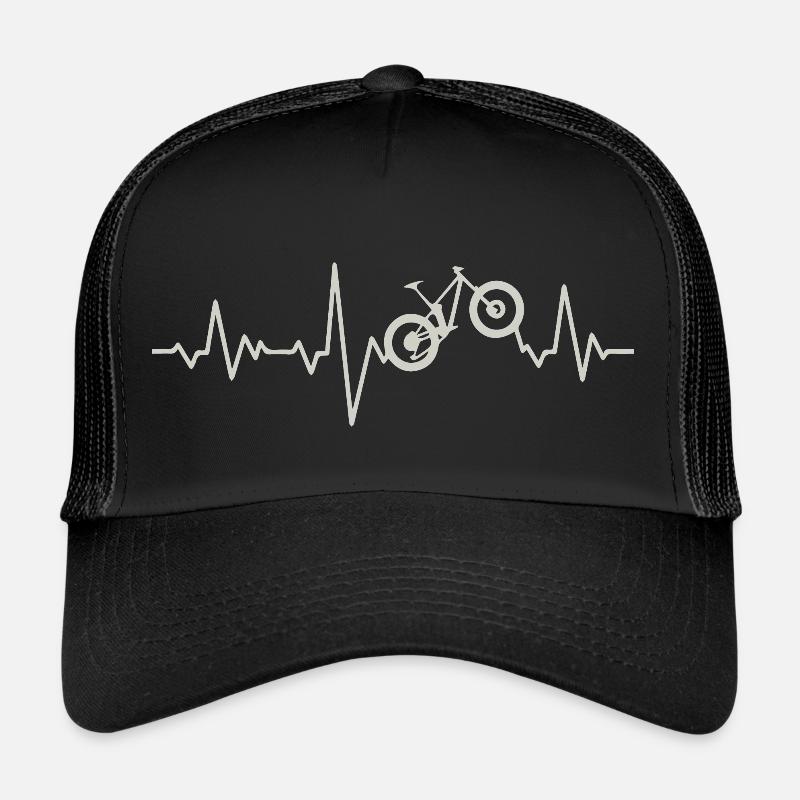 mon vélo de vtt VTT heartbeat Casquette trucker 