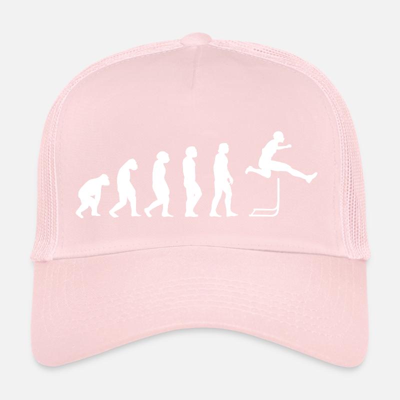 Hürdenlauf Leichtathletik Evolution Hürdenläufer Trucker Cap