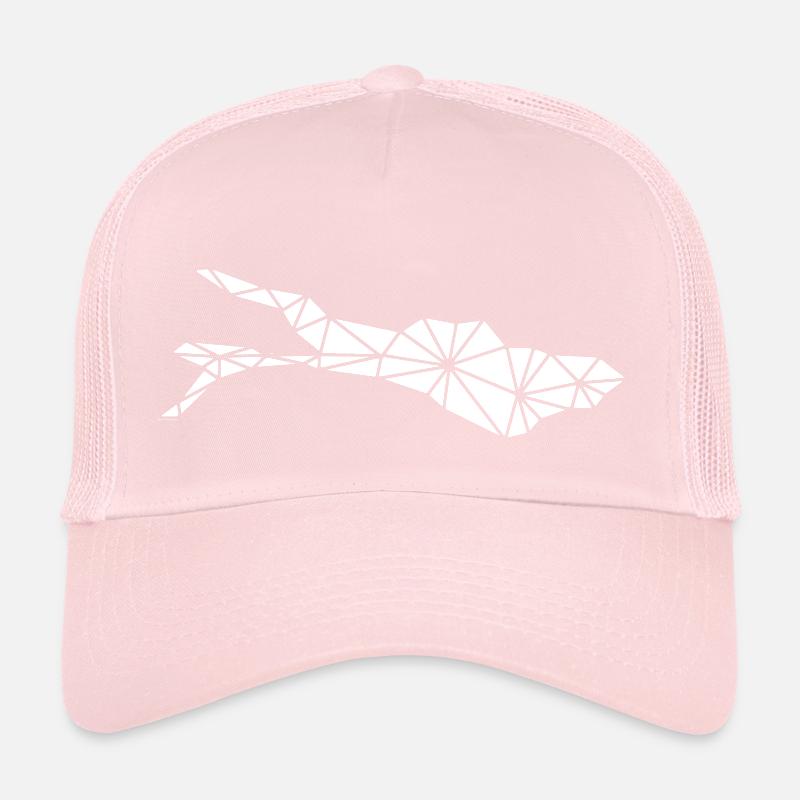 Bodensee | Polygonal | Weiss Trucker Cap